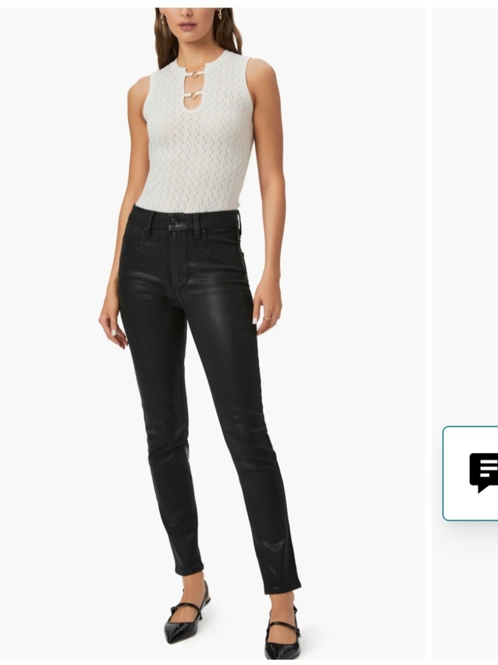 Paige Hoxton Ultra Skinny Chicory Coffee Luxe Coating. Size 29